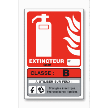 Panneau Extincteur B