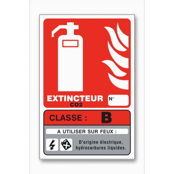 Panneau Extincteur B